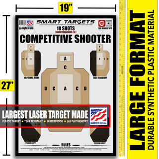 COMPETITIVE SHOOTER SYNTHETIC TARGET -  19" x 27"