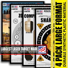 Load image into Gallery viewer, 4 PACK LARGE FORMAT PLASTIC TARGET