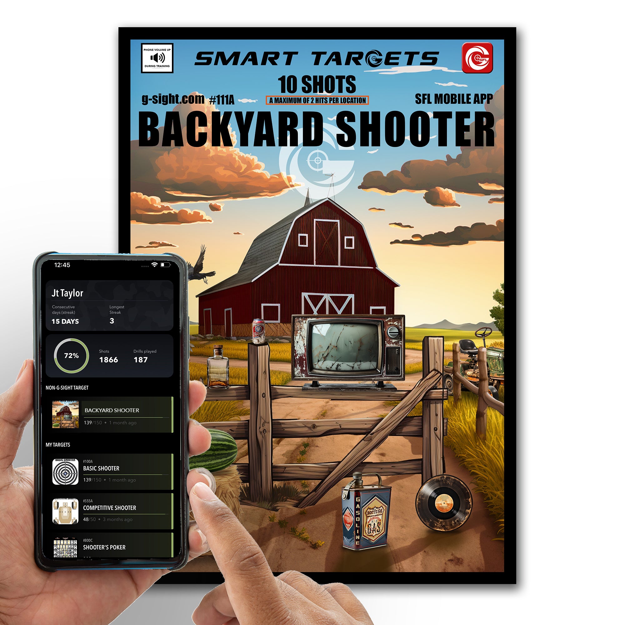 Target Ranging Cards 3 PACK A - 11
