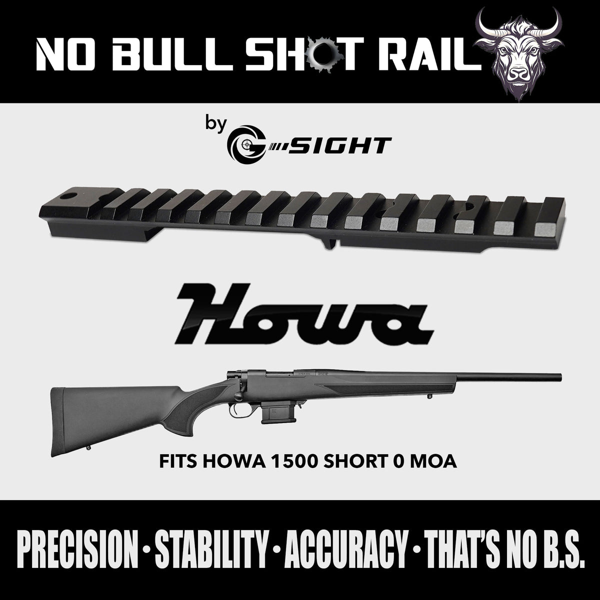 Picatinny Rail - HOWA 1500 SHORT ACTION – G-Sight