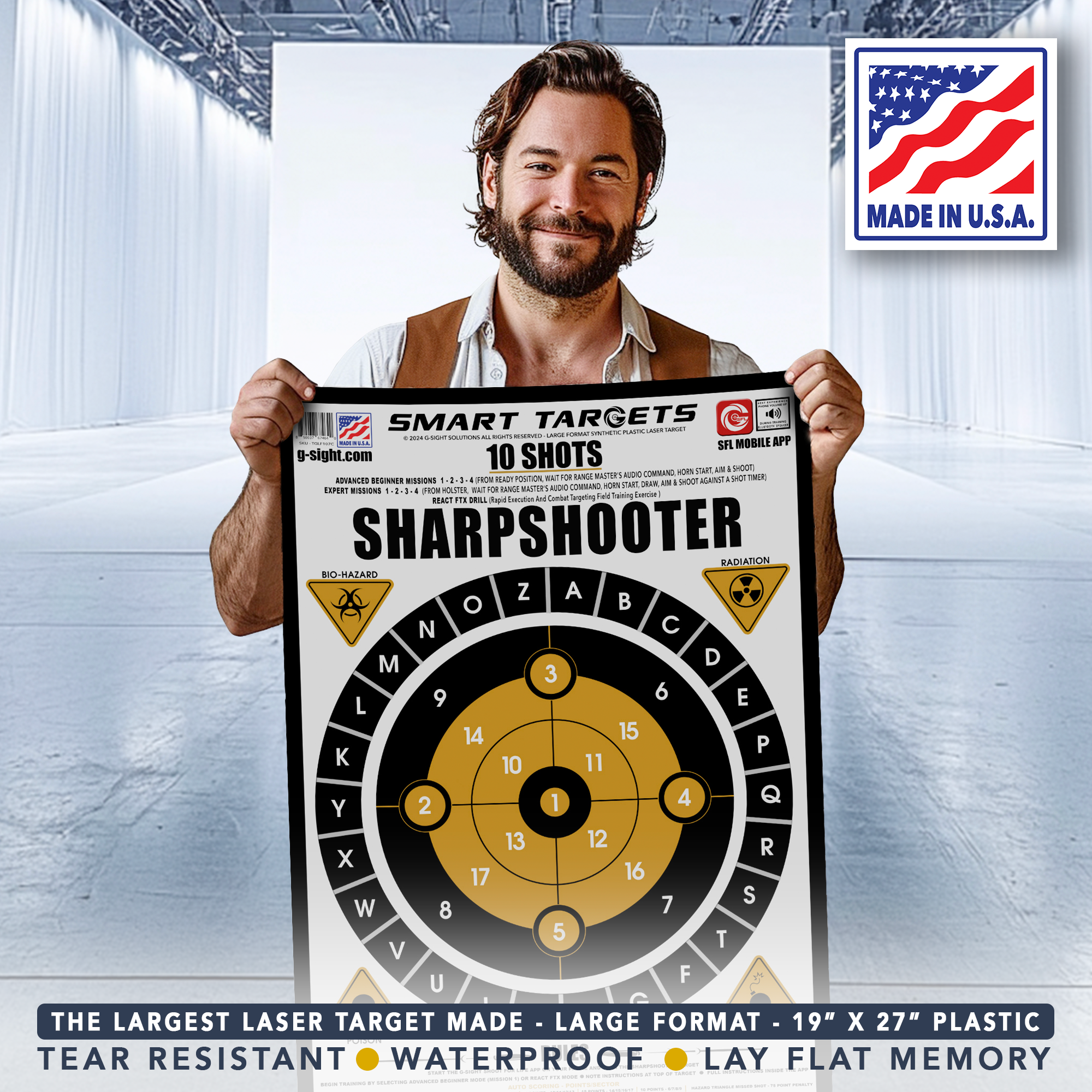 Shoote Target SHARPSHOOTER SYNTHETIC TARGET - 19