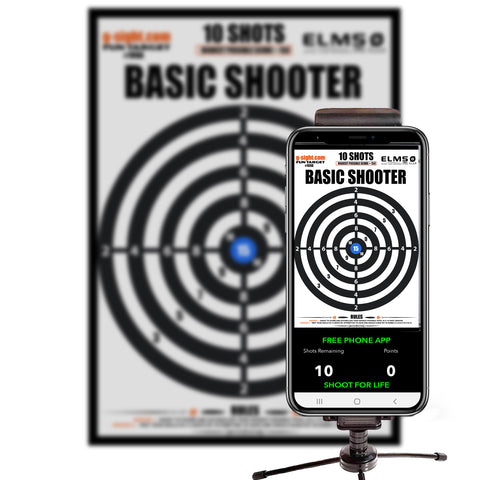 BASIC SHOOTER - Shoot For Life Mobile App Target - 100A