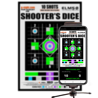 SHOOTERS DICE - 11" X 15" TARGET 130LB CARD