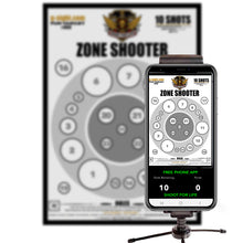 Load image into Gallery viewer, ZONE SHOOTER - Shoot For Life Mobile App Target - 105C